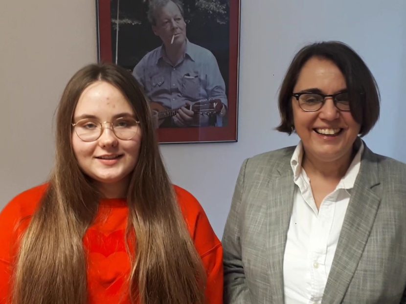 Vanessa Meurer macht ein Praktikum bei Anja Butschkau