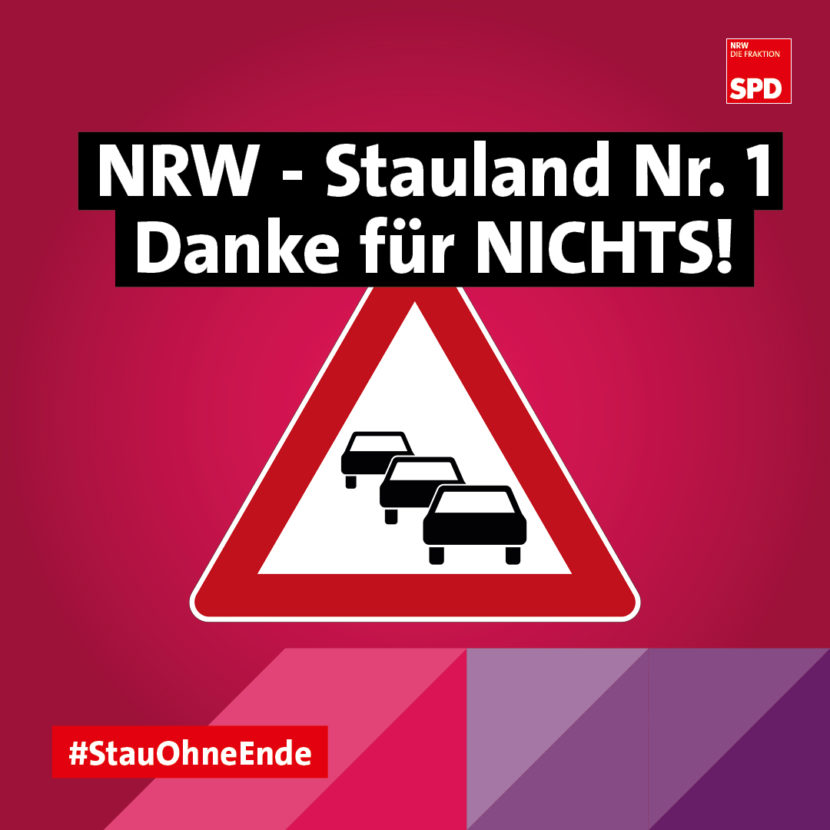NRW bleibt Stauland Nummer 1 Staus NRW