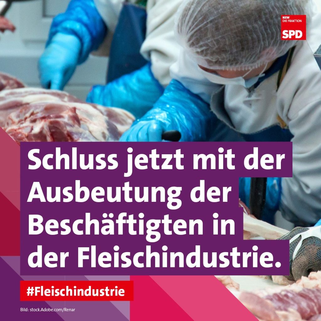 Schluss jetzt mit der Ausbeutung der Beschäftigten in der Fleischindustrie Tönnies