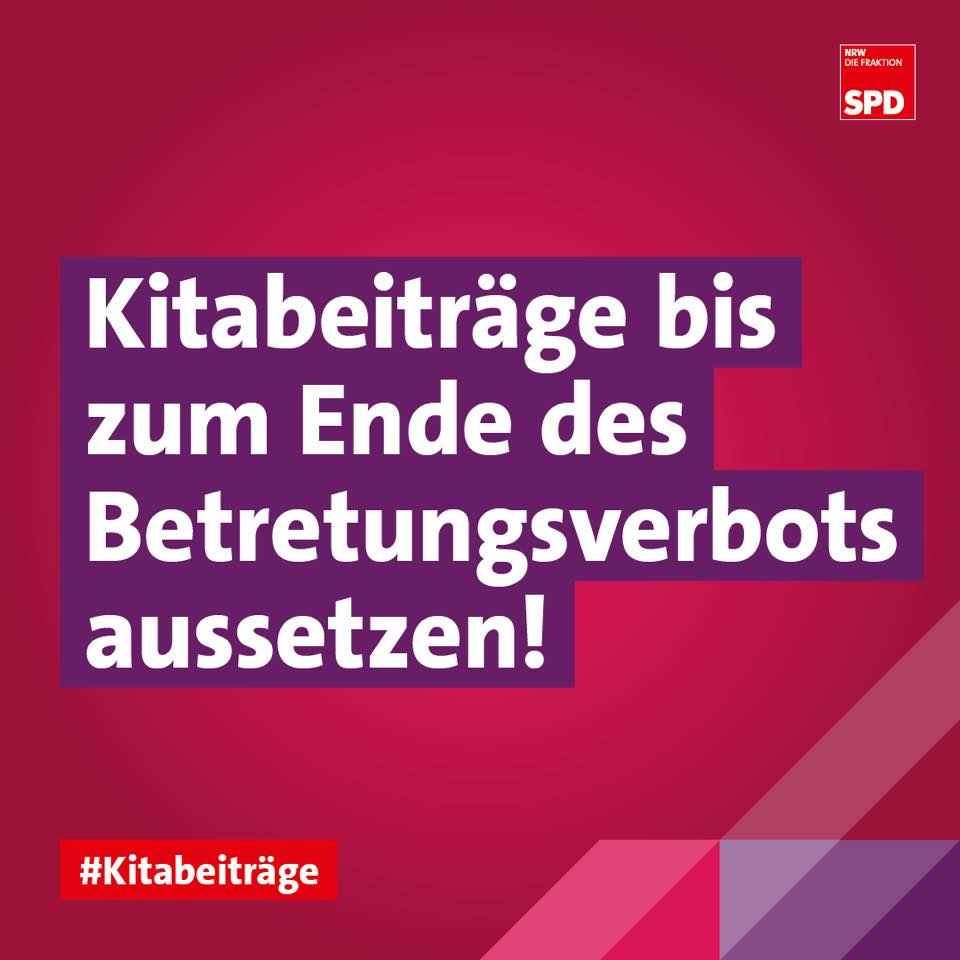 Kita OGS Beiträge NRW Corona Rettungsschirm