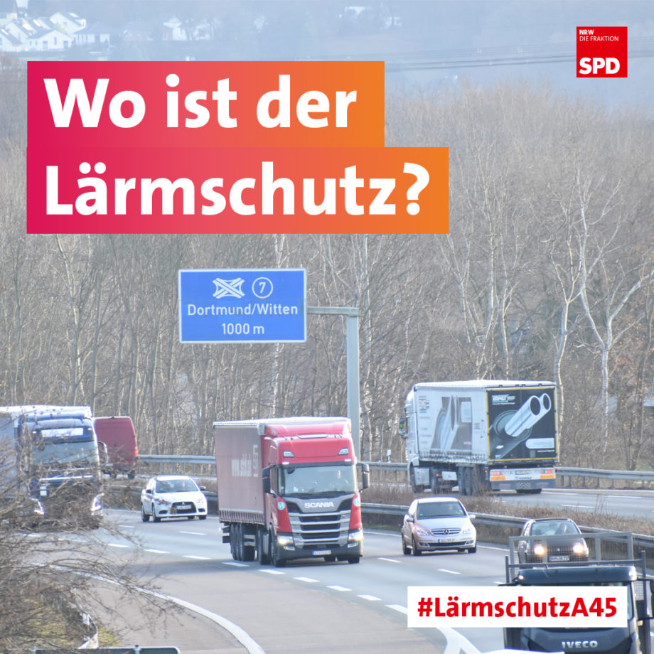 Lärmschutz A45 Anja Butschkau Kreuz Dortmund Witten Wüst Brandes