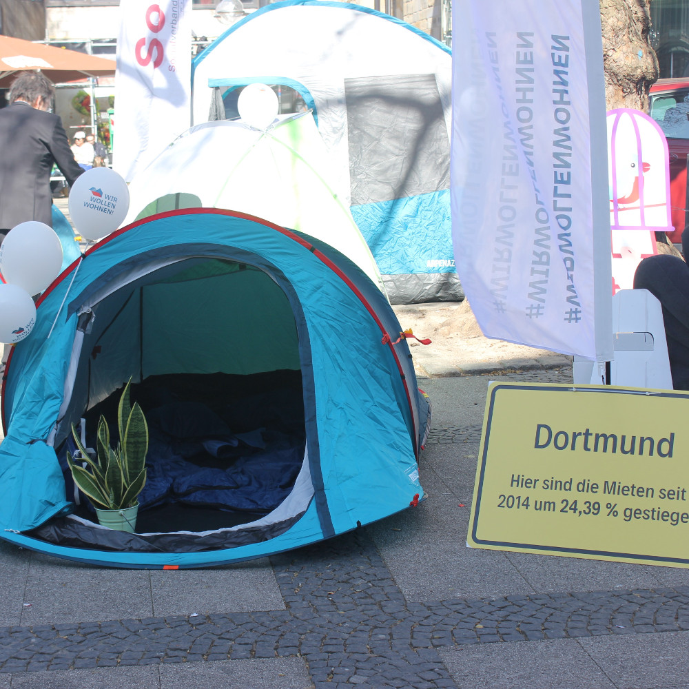 Wir wollen wohnen Wohnungslosigkeit Dortmund
